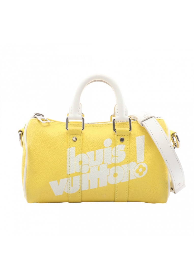 Louis Vuitton Pre-Loved Louis Vuitton Keepall XS Everyday LV Handbag mini boston bag leather yellow 