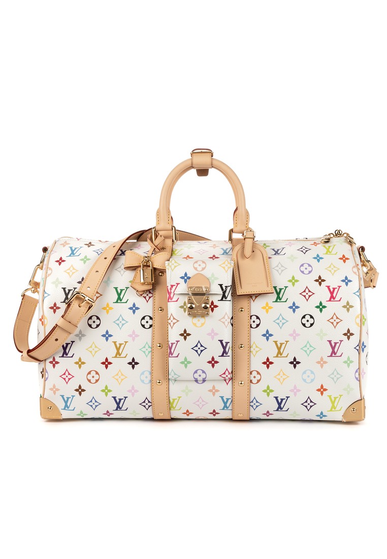 Louis Vuitton Pre-Loved Ltd. Ed. LV x Takashi Murakami Keepall Bandoulière 45