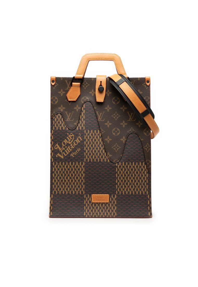 Louis Vuitton Pre-Loved Louis Vuitton Nigo Giant Damier Ebene Monogram Mini Tote