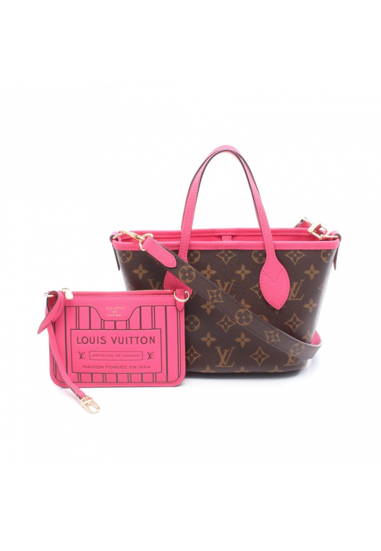 Louis Vuitton Pre-Loved Louis Vuitton neverfull Inside Out BB monogram Handbag tote bag PVC leather 
