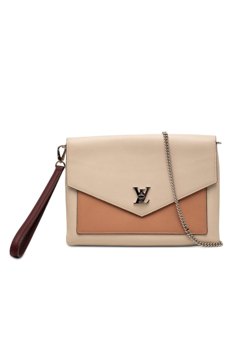Louis Vuitton Pre-Loved Louis Vuitton Bicolor Leather Mylockme Chain Pochette
