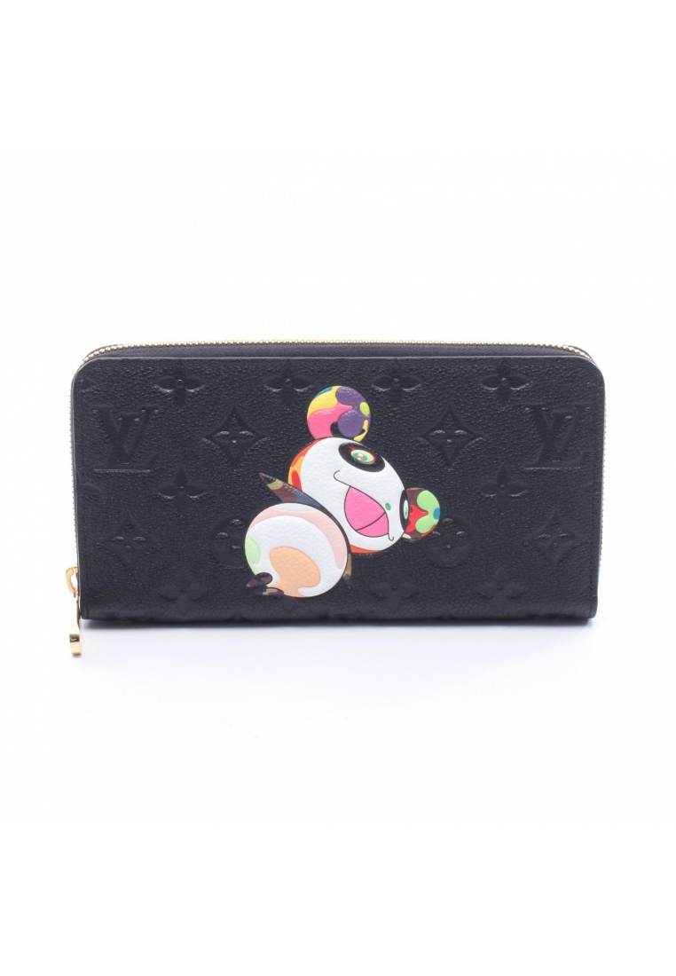 Louis Vuitton Pre-Loved Louis Vuitton LV × TM zippy wallet Monogram Empreinte Panda round zipper lon