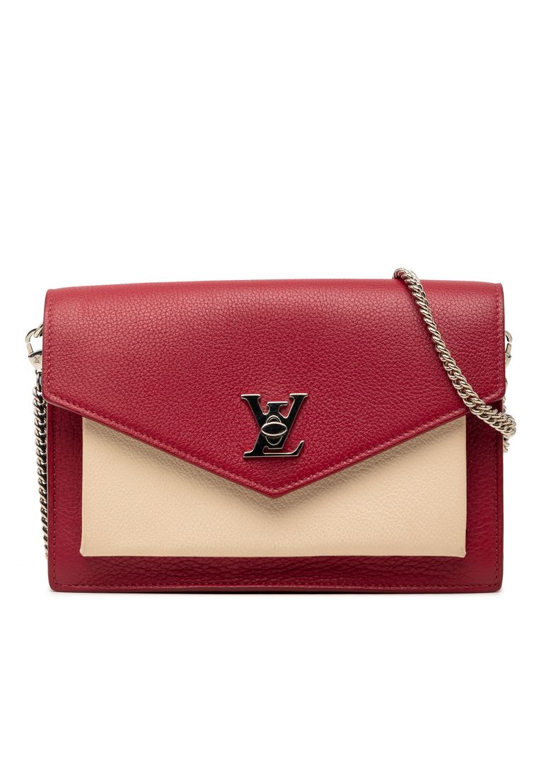 Louis Vuitton Pre-Loved Louis Vuitton Bicolor Leather Mylockme Chain Pochette
