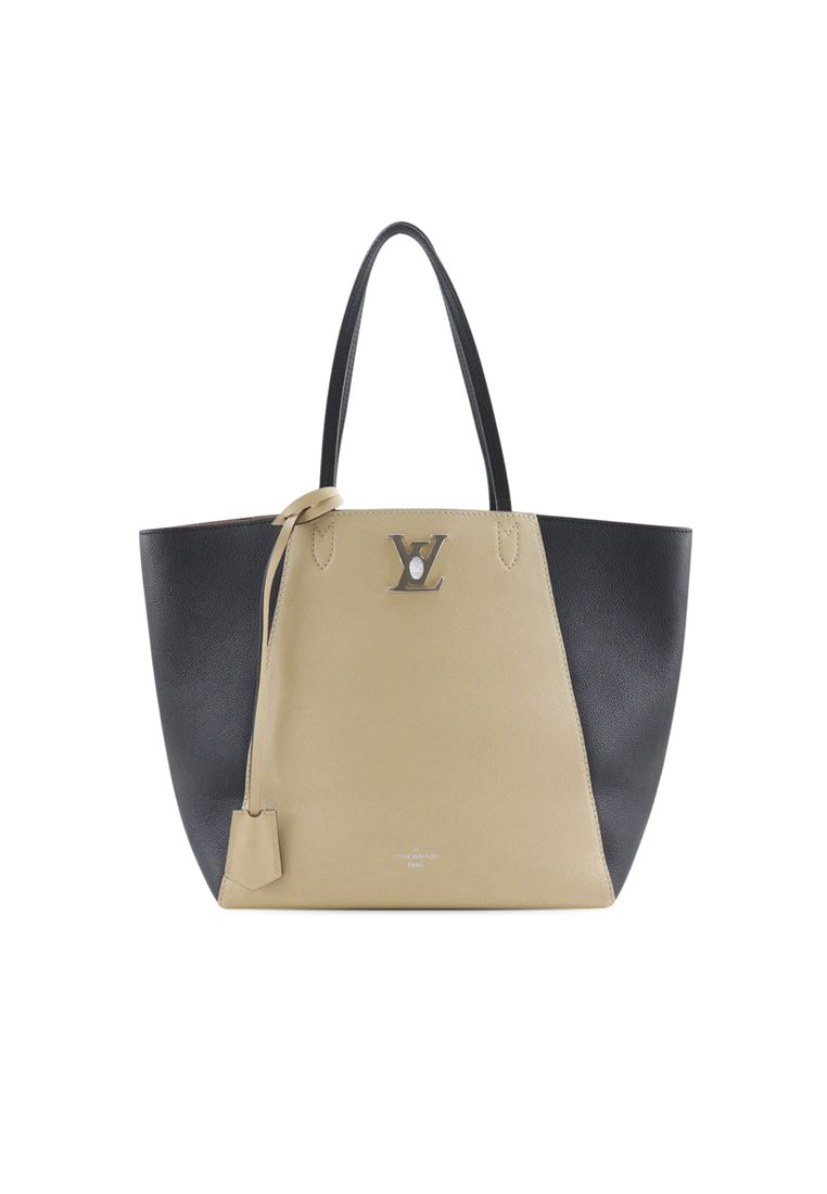 Louis Vuitton Pre-Loved Louis Vuitton Bicolor Calfskin Lockme Cabas
