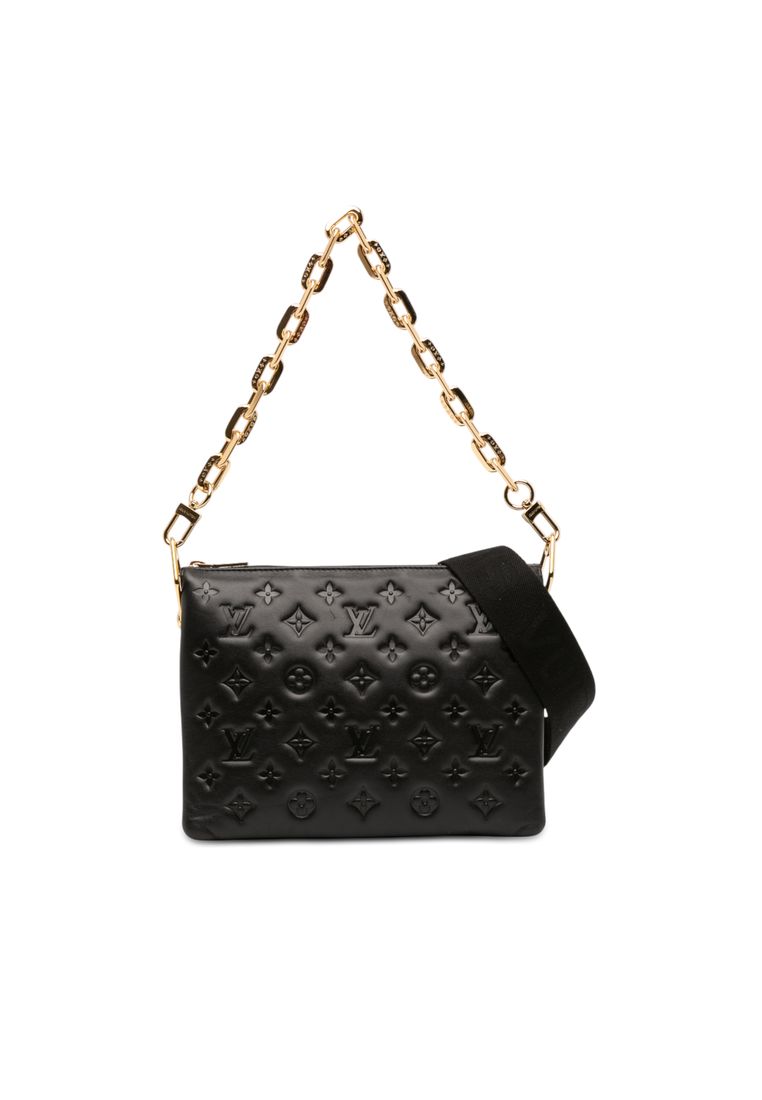 Louis Vuitton Pre-Loved Louis Vuitton Monogram Embossed Puffy Lambskin Coussin Pm