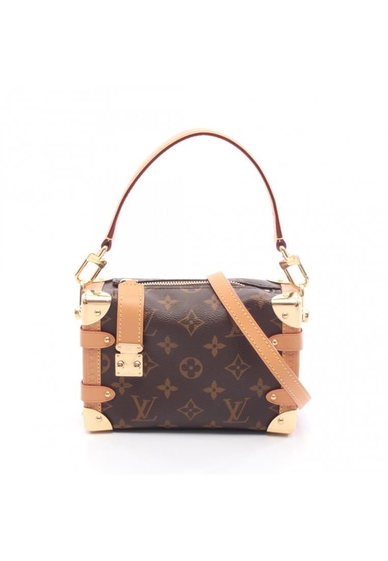 Louis Vuitton Pre-Loved Louis Vuitton Side Trunk PM monogram Handbag PVC leather Brown 2WAY