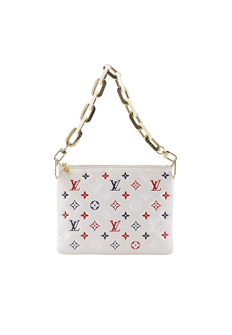 Louis Vuitton Pre-Loved Louis Vuitton Tricolor Monogram Embossed Puffy Lambskin Coussin Pm