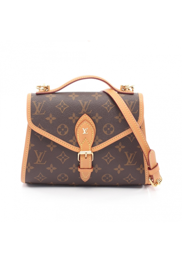 Louis Vuitton Pre-Loved Louis Vuitton LV Ivy monogram 2WAY Handbag PVC leather Brown
