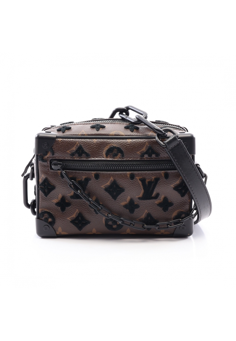 Louis Vuitton Pre-Loved Louis Vuitton mini soft trunk monogram taffeta Shoulder bag PVC leather Brow