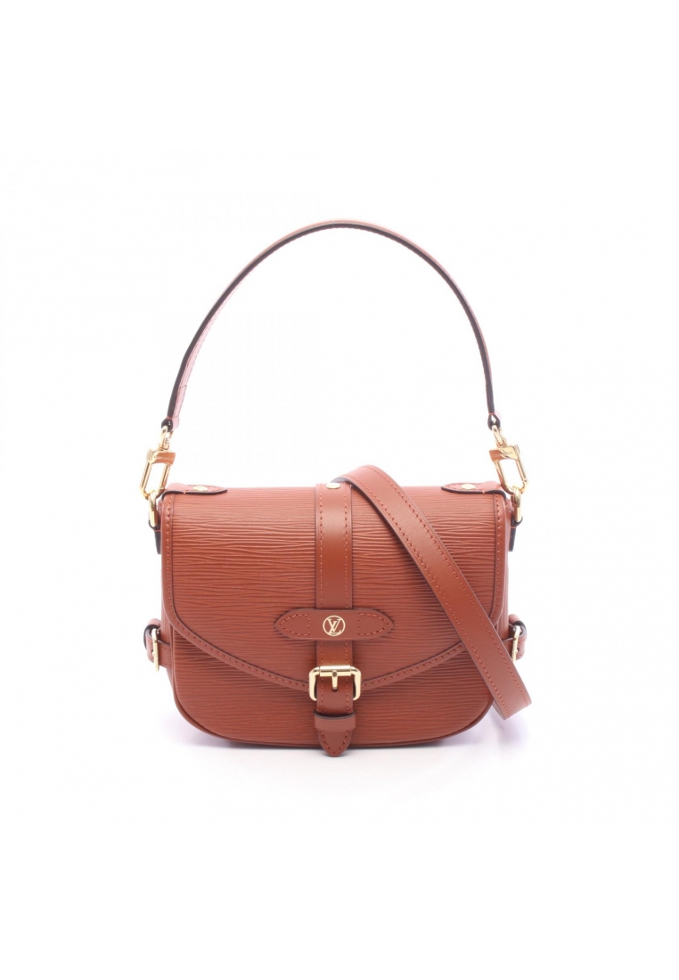 Louis Vuitton Pre-Loved Louis Vuitton Saumur BB Epi Cognac 2WAY Handbag leather Brown