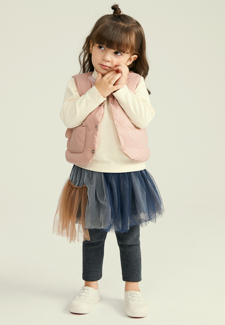 M.Latin Cotton Padded Button Down Vest