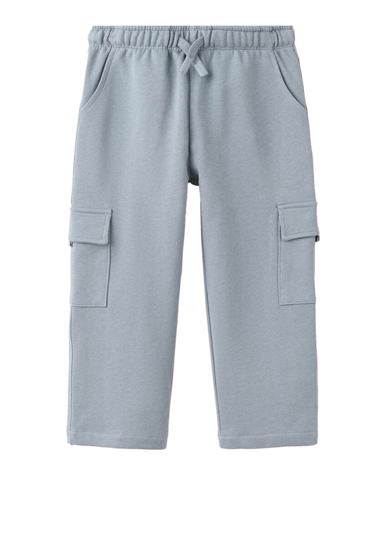 MANGO BABY Cotton Cargo Jogger Pants