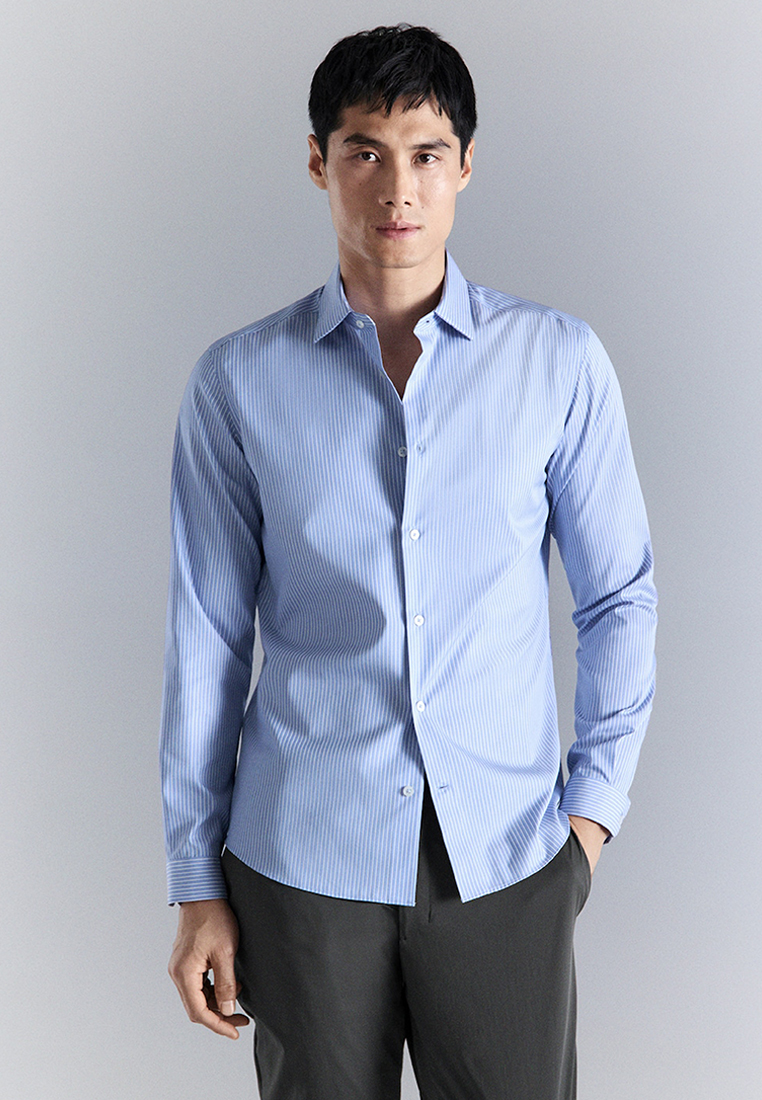 MANGO Man Comfort Non-Iron Stripe Shirt