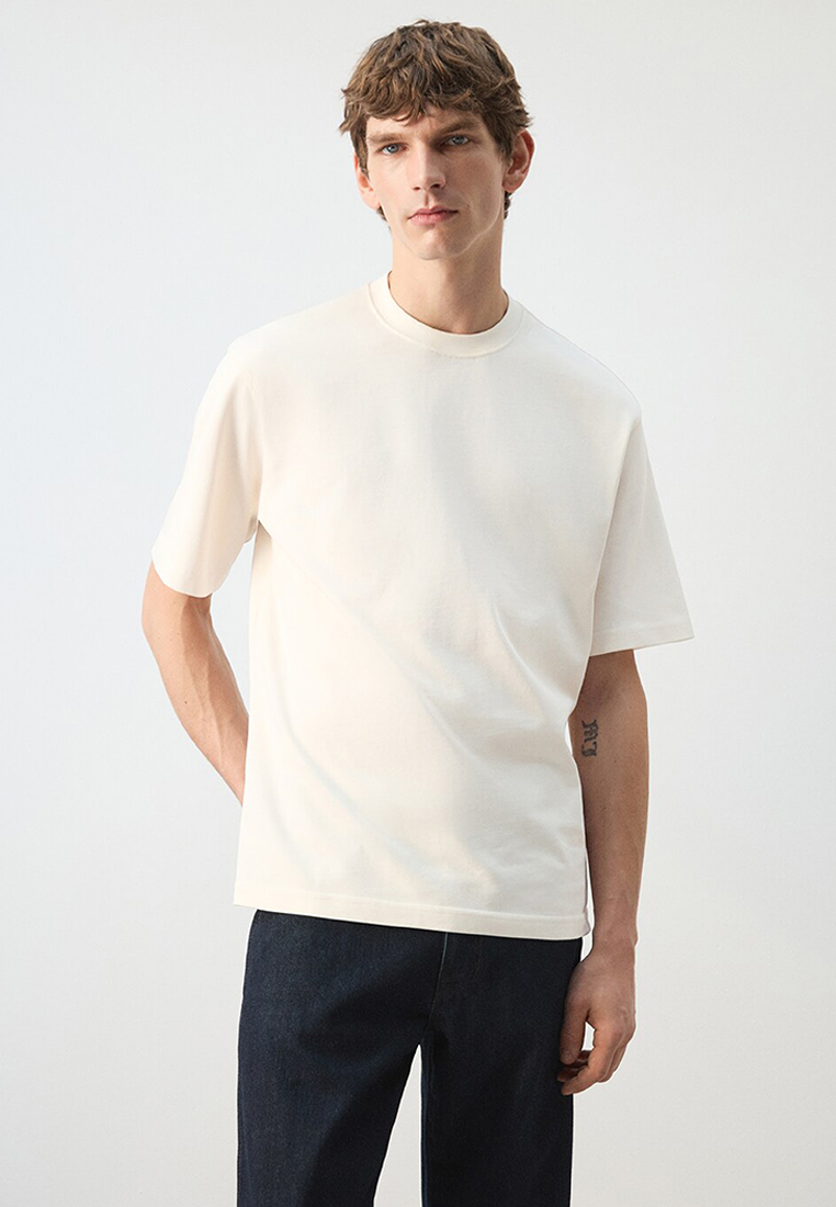 MANGO Man Heavy Weight Relaxed Fit T-Shirt