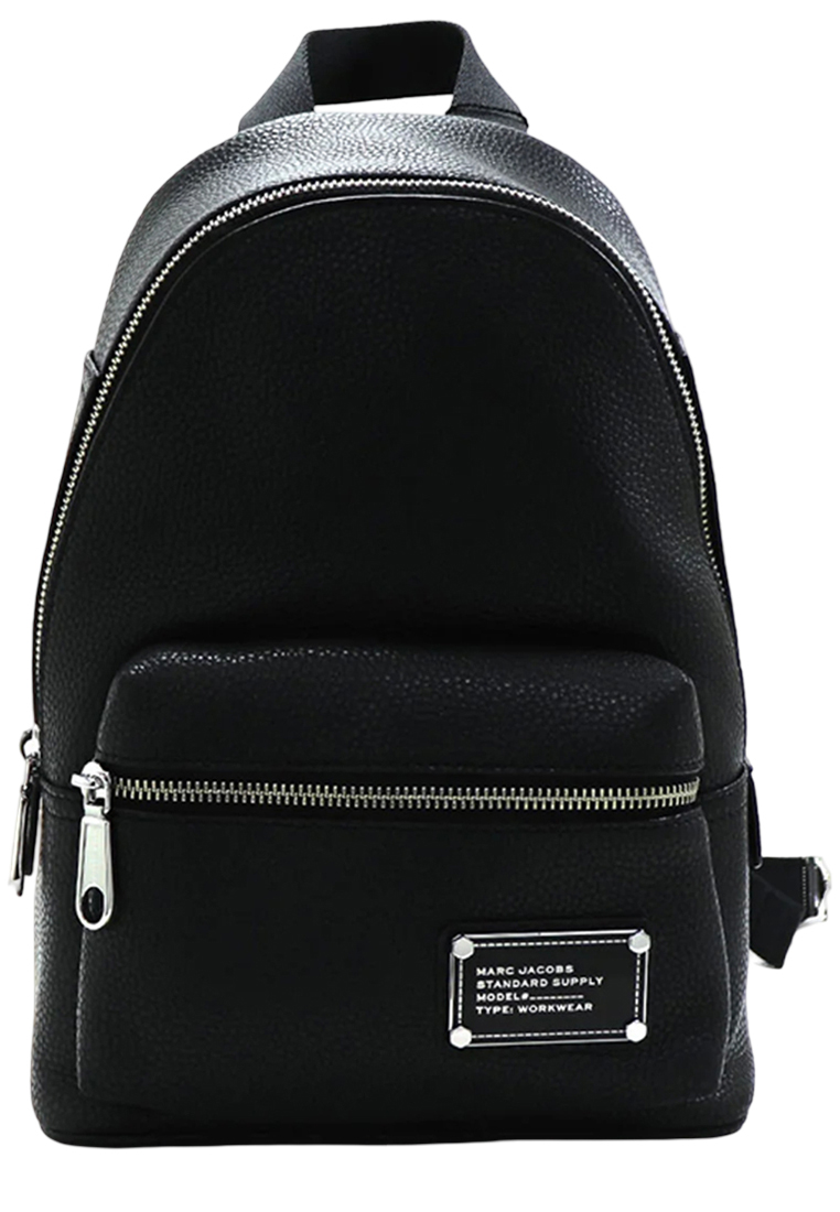 Marc Jacobs Workwear Leather Small Backpack Bag - Black 4P4HBP005H01