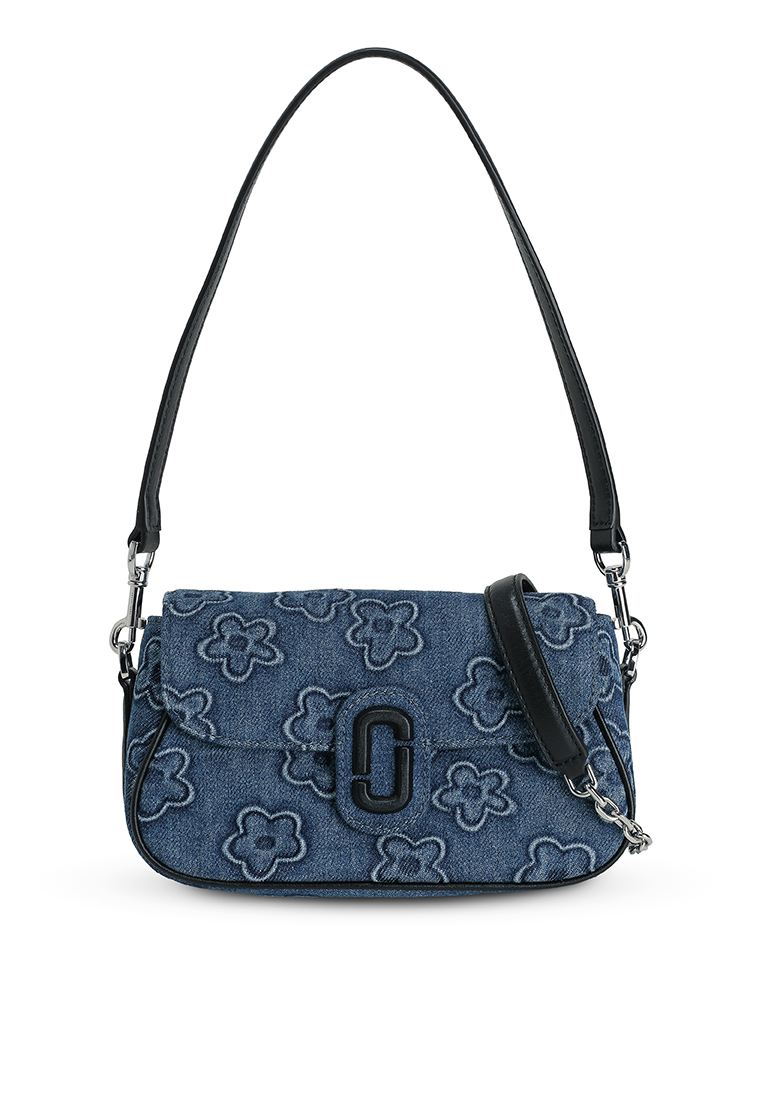 Marc Jacobs The Puffy Daisy Denim Clover Shoulder Bag