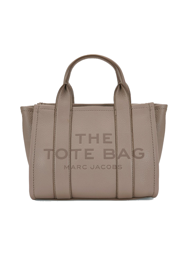 Marc Jacobs Marc Jacobs Leather The Tote Mini Traveler Tote Bag Cement H009L01SP21