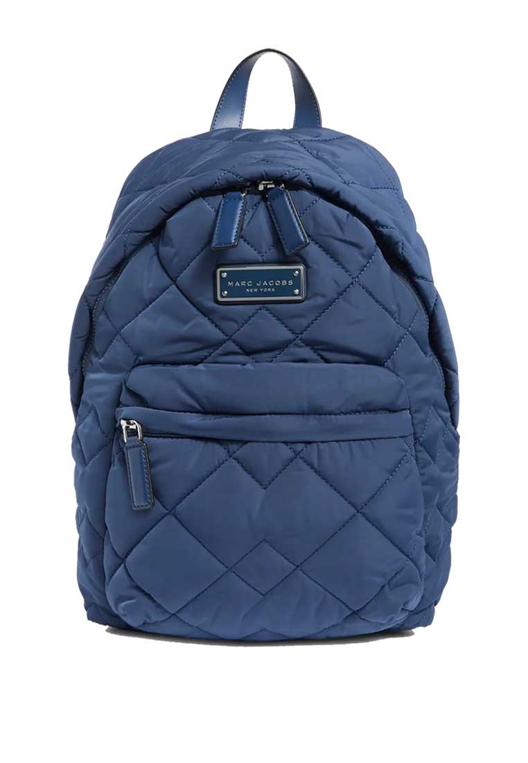 Marc Jacobs Quilted Nylon Backpack Azure Blue M0011321