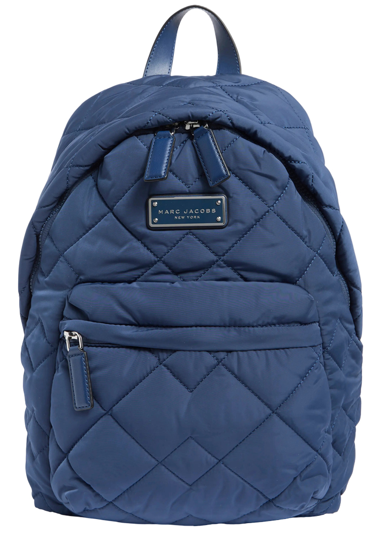 Marc Jacobs Quilted Nylon Backpack Bag - Azure Blue M0011321