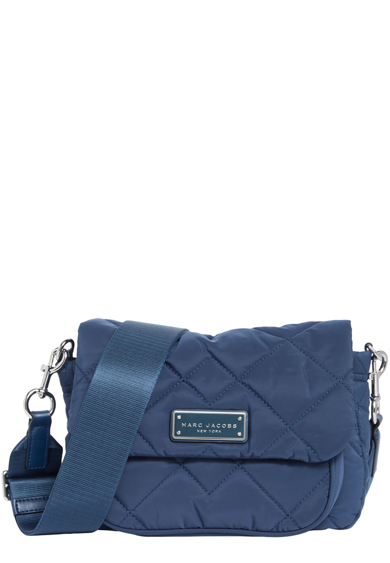 Marc Jacobs Quilted Nylon Flap Messenger Bag - Azure Blue 4F5HMS018H02