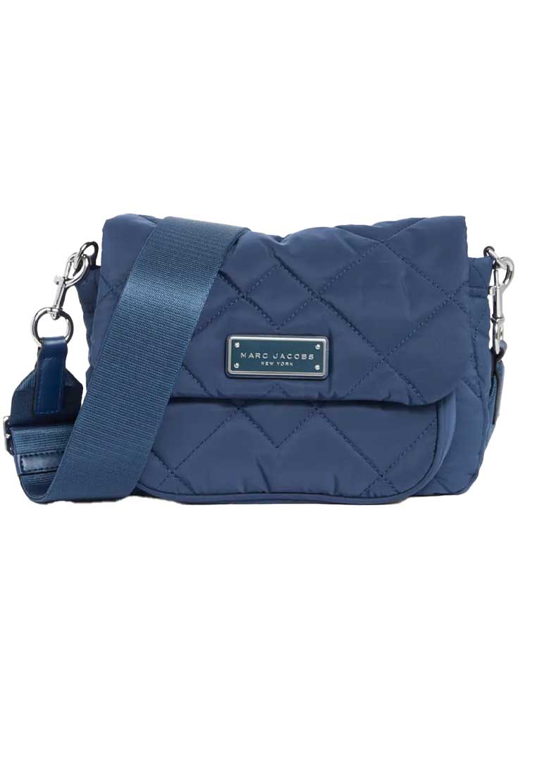 Marc Jacobs Quilted Nylon Utility Messenger Bag Azure Blue 4F5HMS018H02