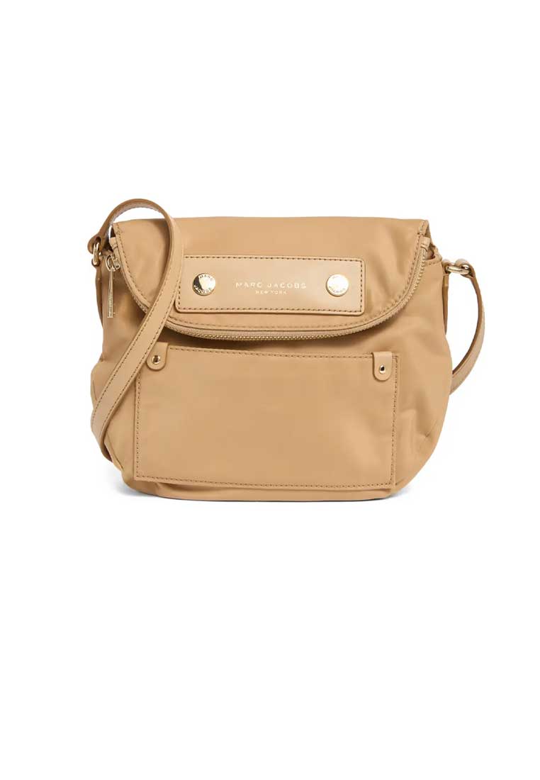Marc Jacobs Preppy Nylon Mini Natasha Crossbody Bag Iced Coffee M0012909