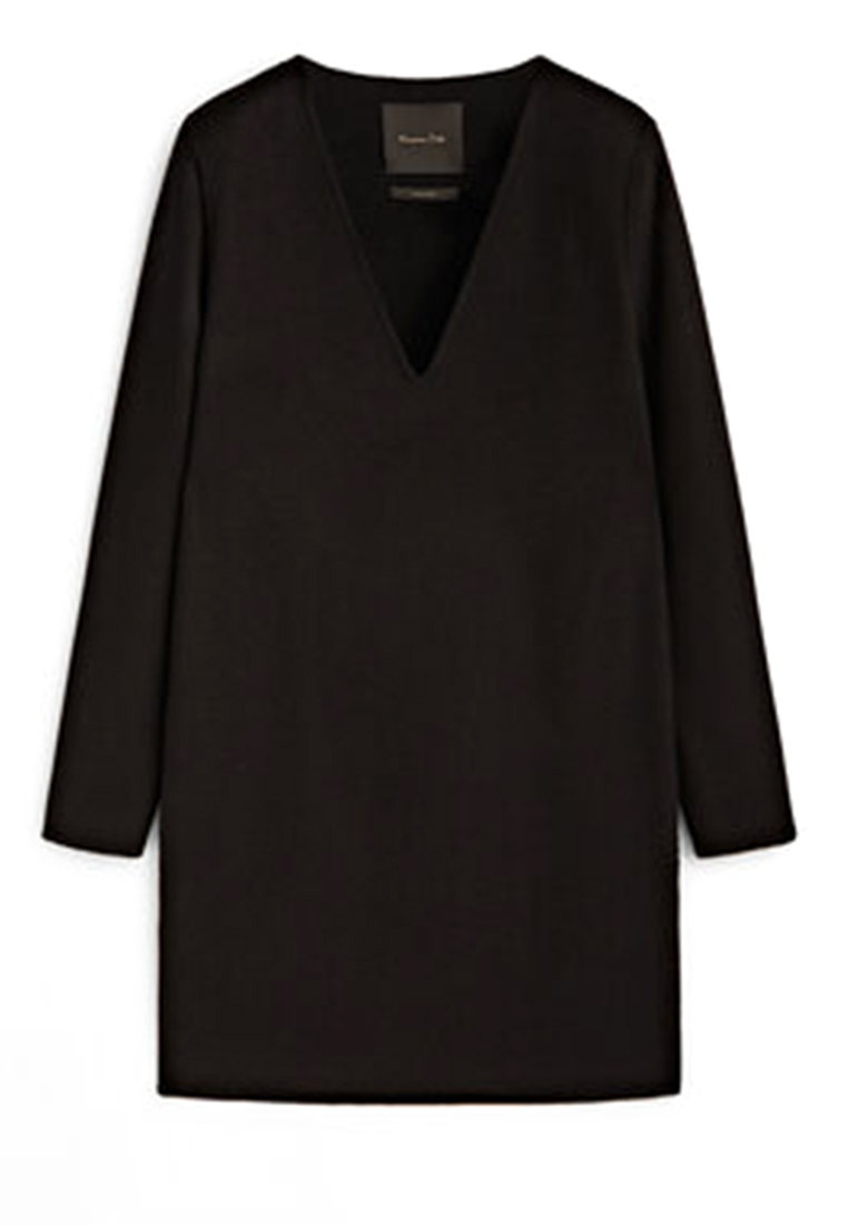 Massimo Dutti Knitted Shoulder Dress