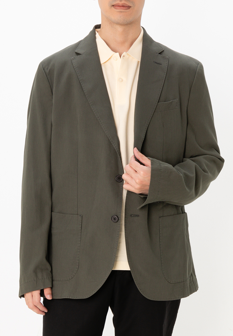 Massimo Dutti Twill Blazer