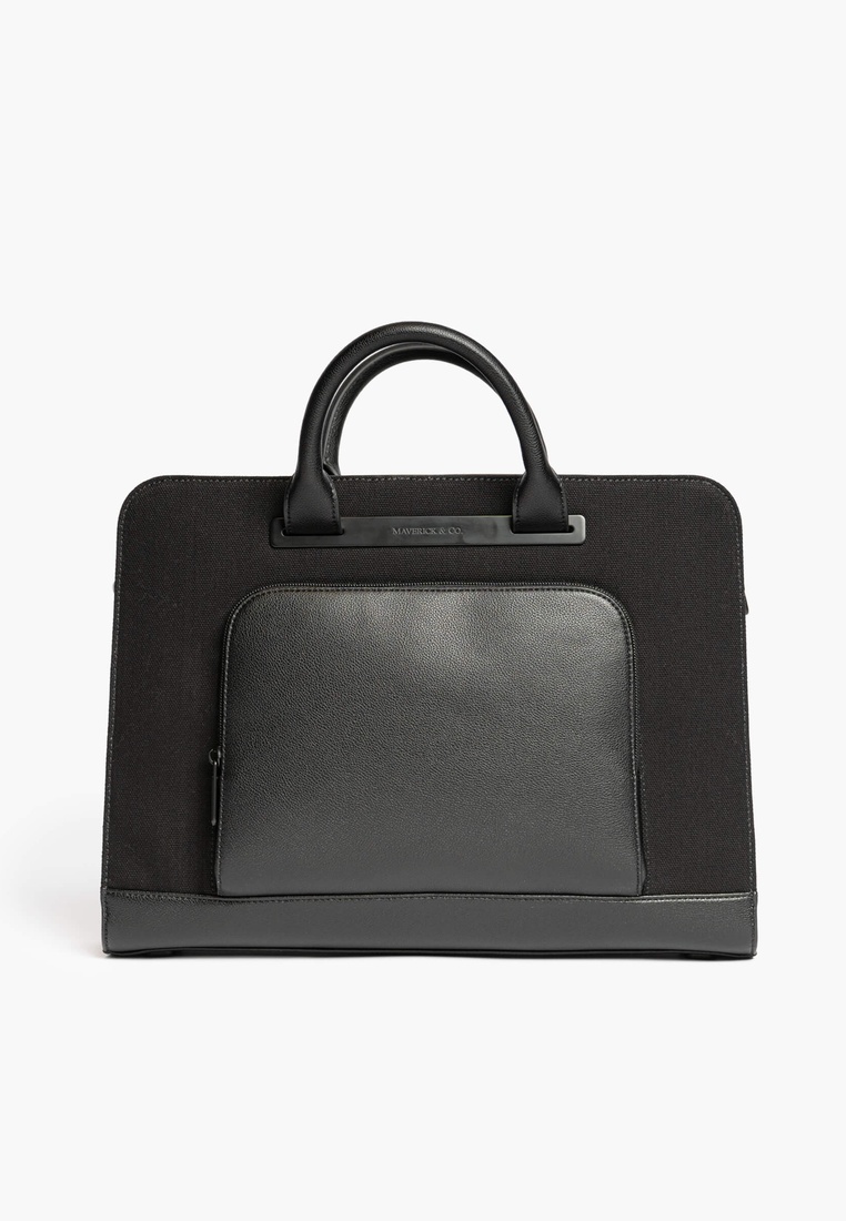 Maverick & Co. Horizon Slim Executive Briefcase Black
