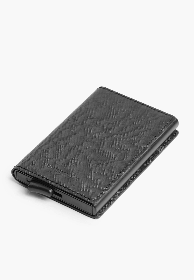 Maverick & Co. Maverick & Co. Manhattan Leather Pop-Up Wallet (Black)