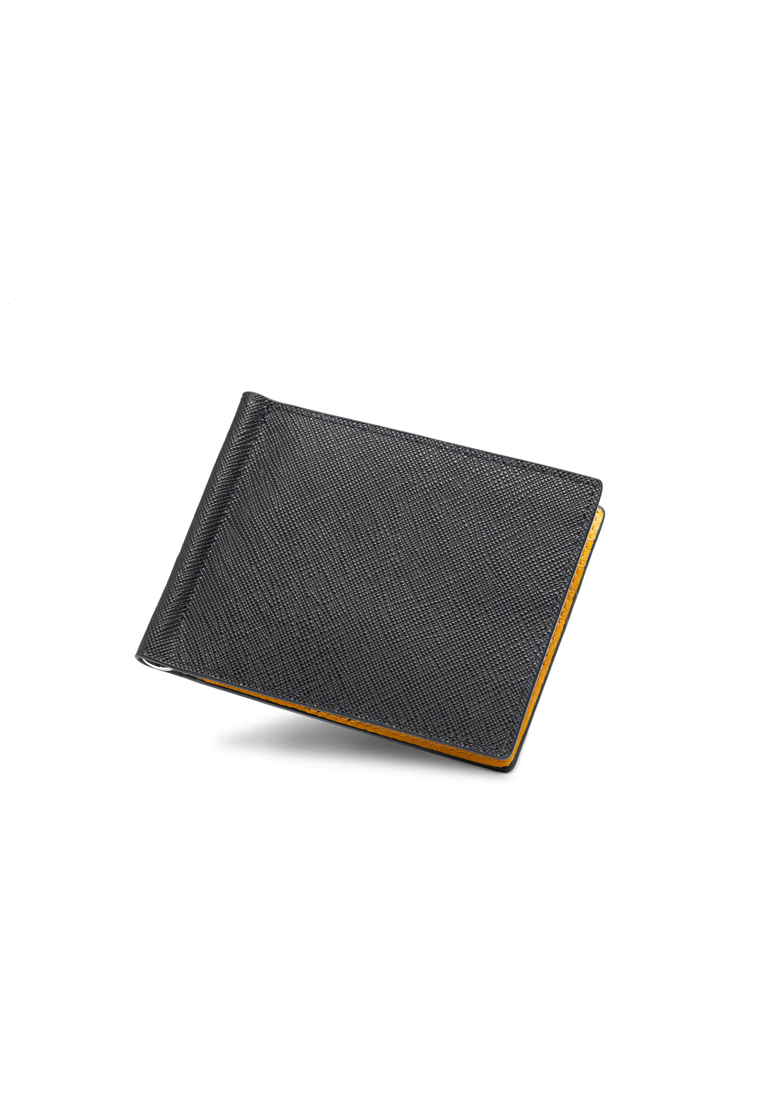 Maverick & Co. Aristo Money Clip Wallet (Black-Mustard)