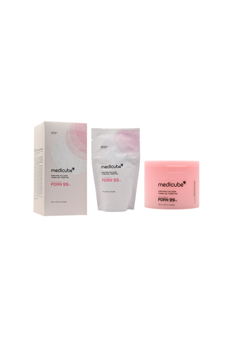 medicube MEDICUBE PDRN Pink Collagen Toning Gel Toner Pad (70pcs)