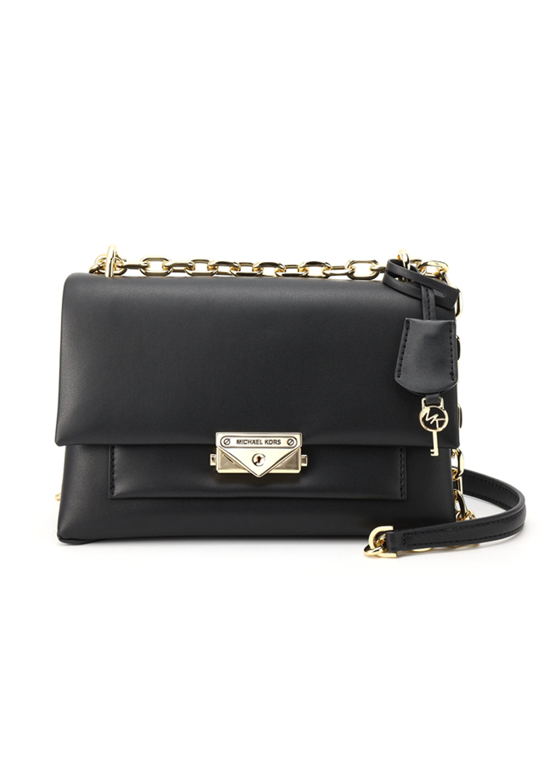 Michael Kors Cece Medium Logo Shoulder Bag In Black 35F2G0EF8O