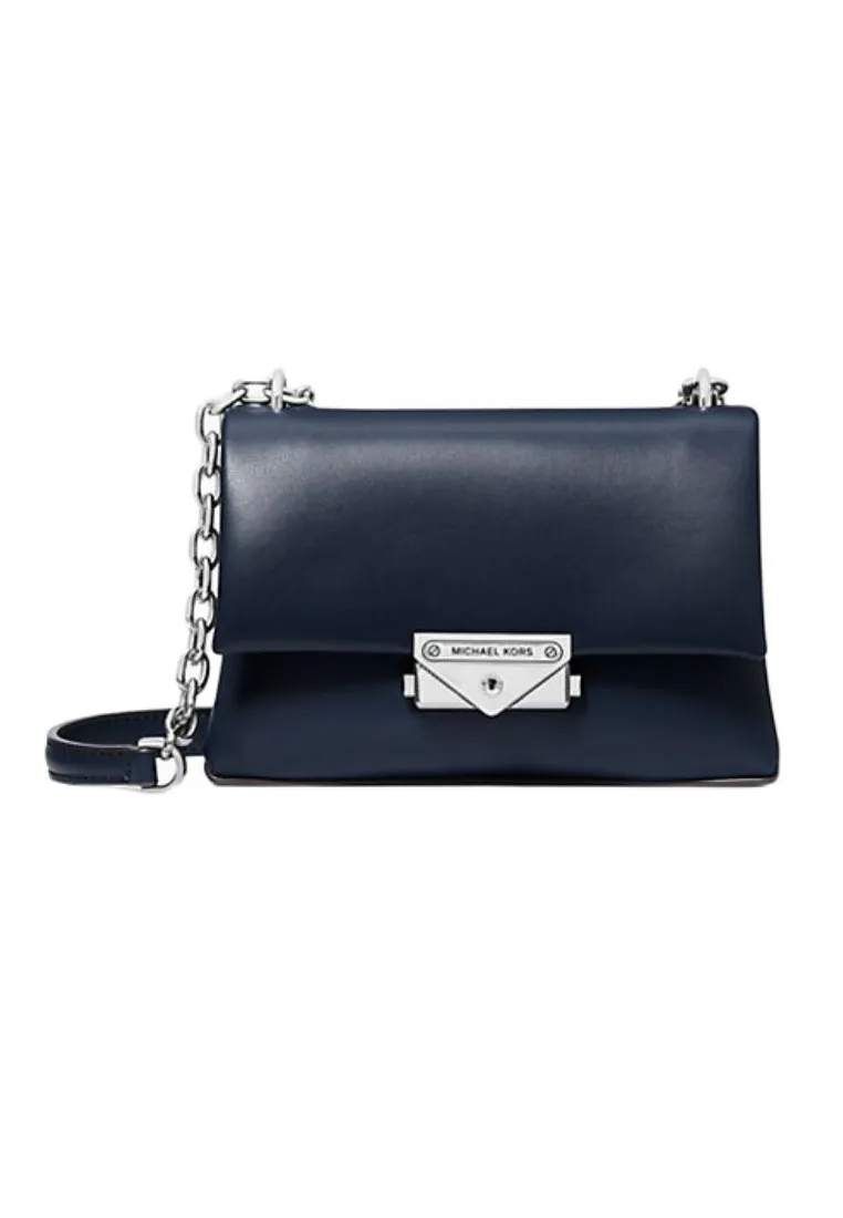 Michael Kors Cece Small Shoulder Bag In Navy 35F2G0EC5O