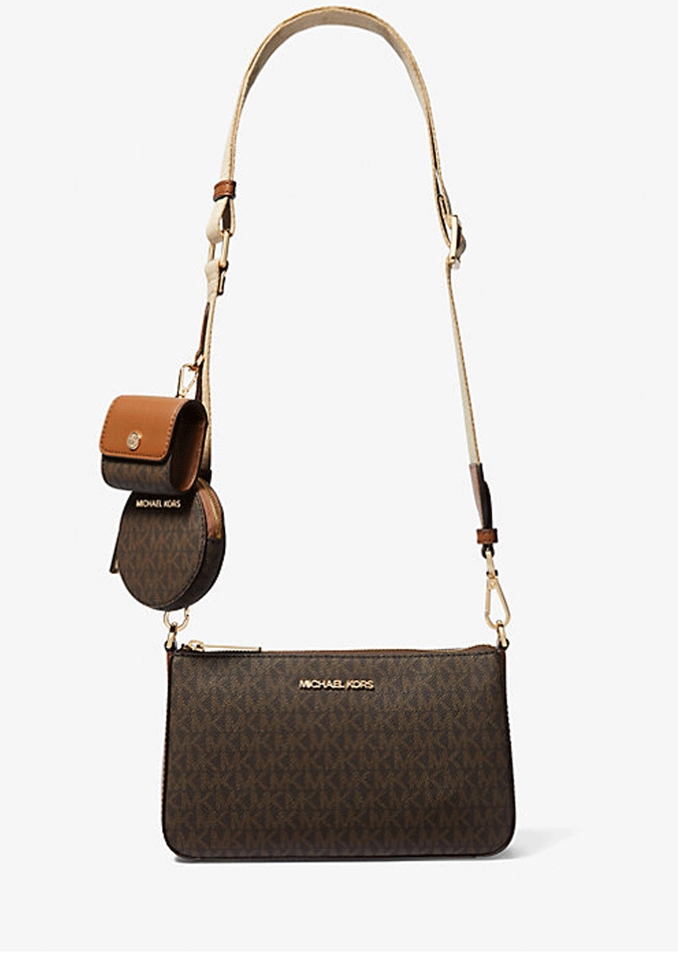 Michael Kors Jet Set Logo Crossbody Bag with Case for Apple Airpods Pro®