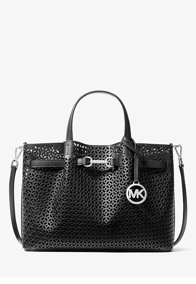 Michael Kors Carson Medium Floral Laser Cut Satchel