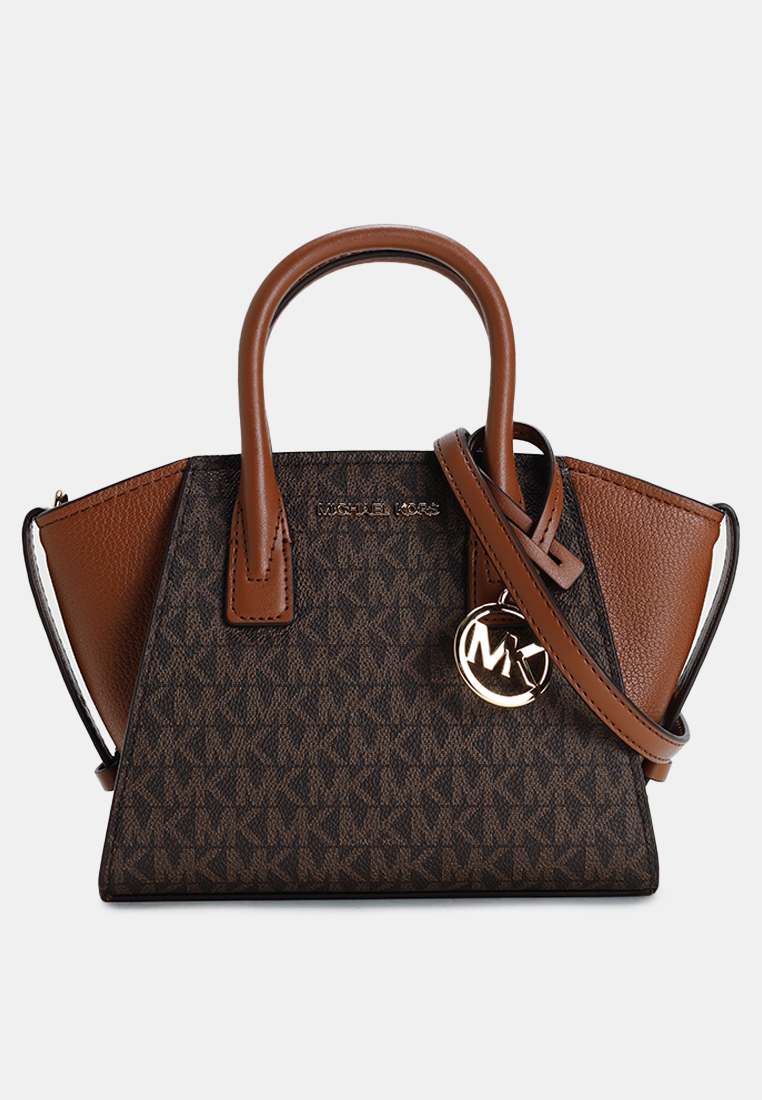 Michael Kors Avril Extra-Small Signature Logo Satchel Bag
