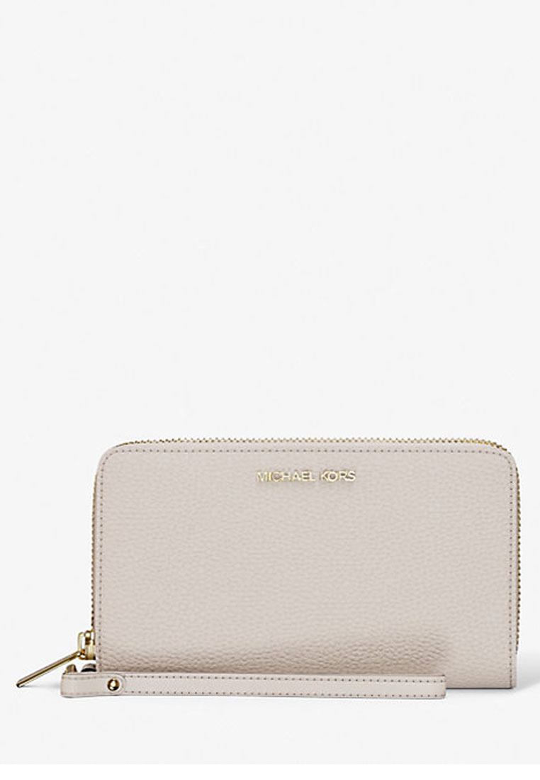 Michael Kors Large Pebbled Leather Smartphone Wristlet