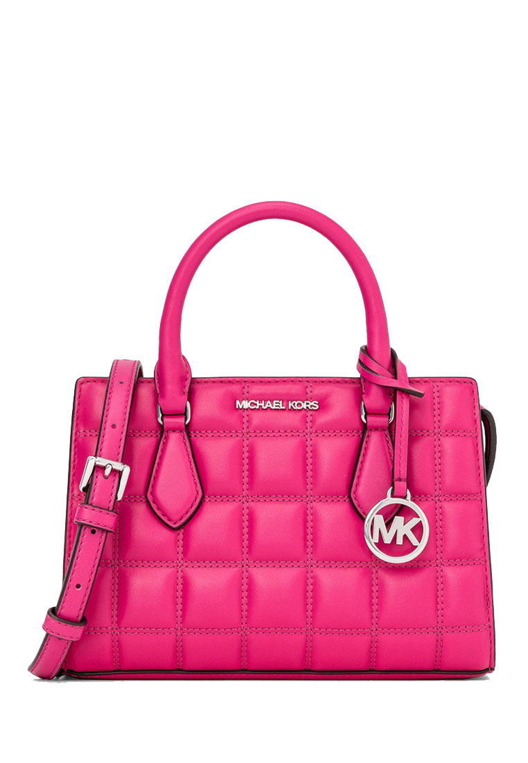 Michael Kors Sheila Small Faux Saffiano Leather Satchel