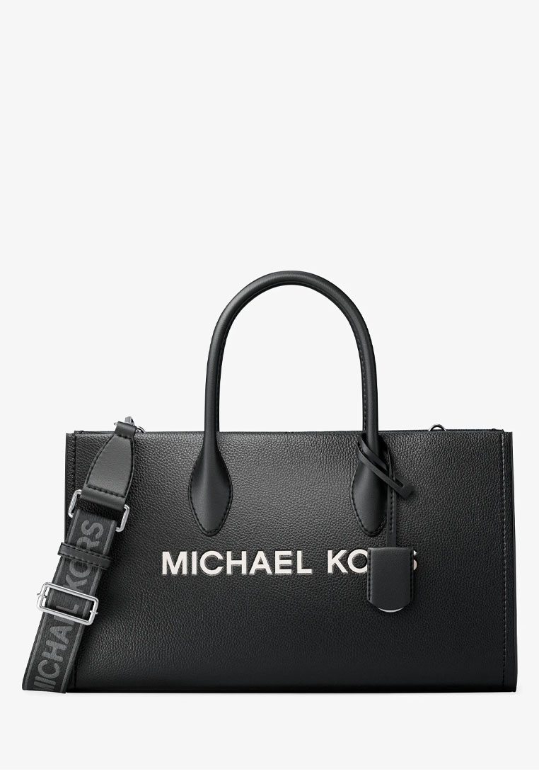 Michael Kors Mirella Medium Pebbled Leather Satchel