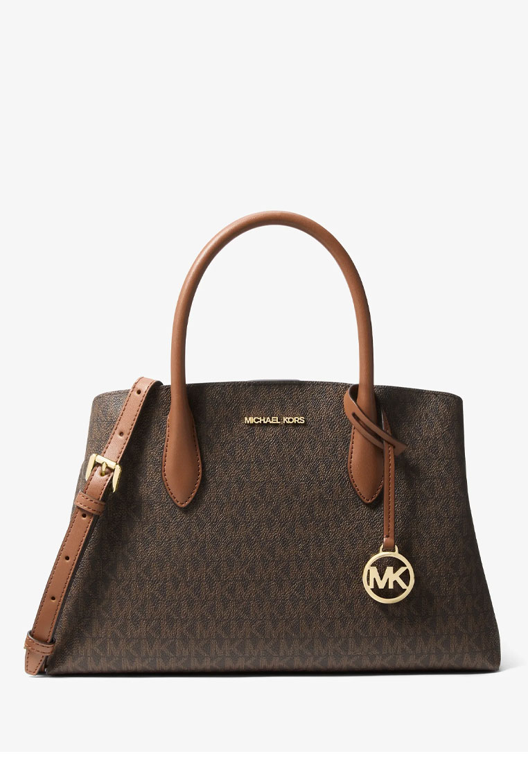 MICHAEL KORS Maya Medium Signature Logo Satchel