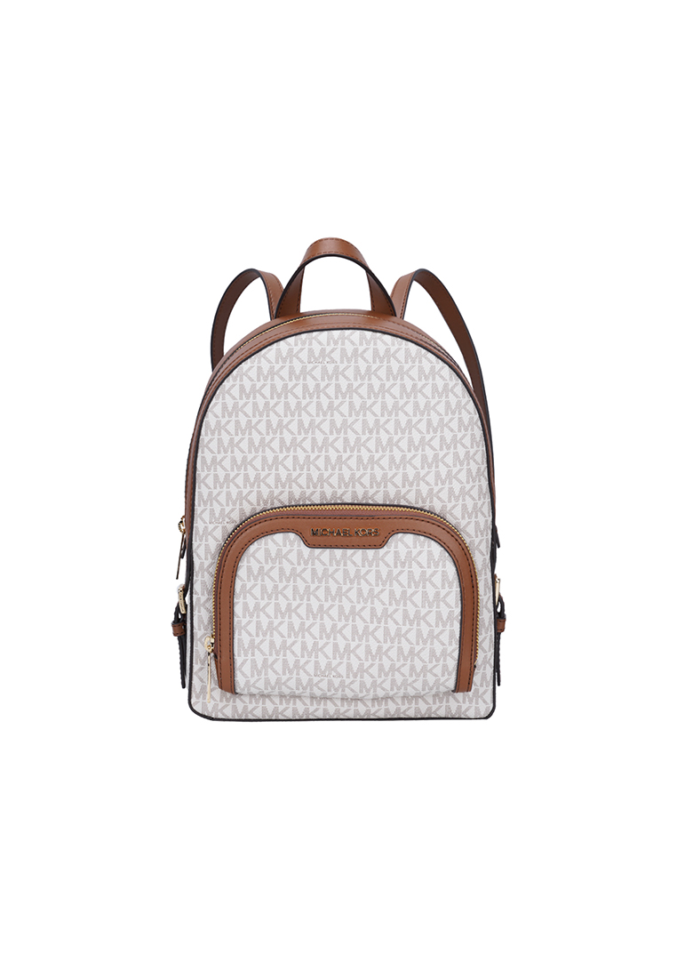 Michael Kors Jaycee Medium Signature Logo Backpack in Vainilla Acorn 35T2G8TB1B