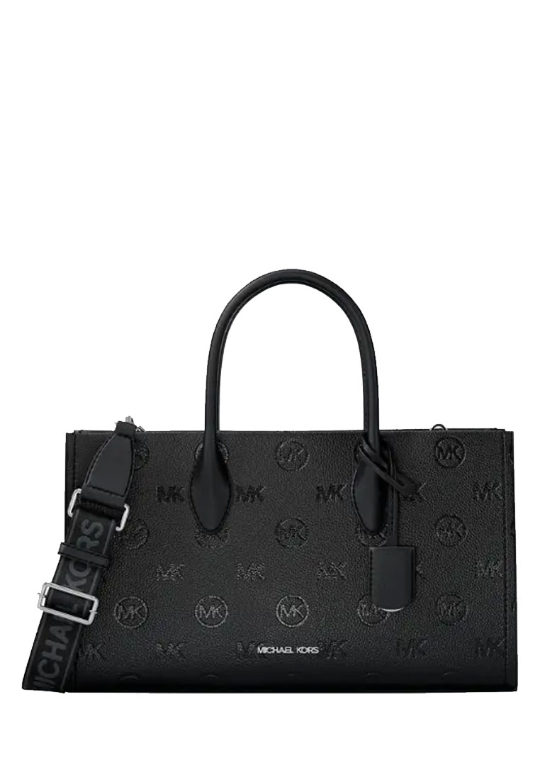 Michael Kors Mirella Medium Logo Debossed Satchel