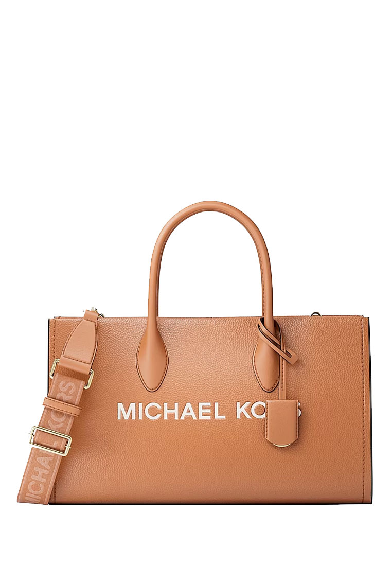 Michael Kors Mirella Medium Pebbled Leather Satchel