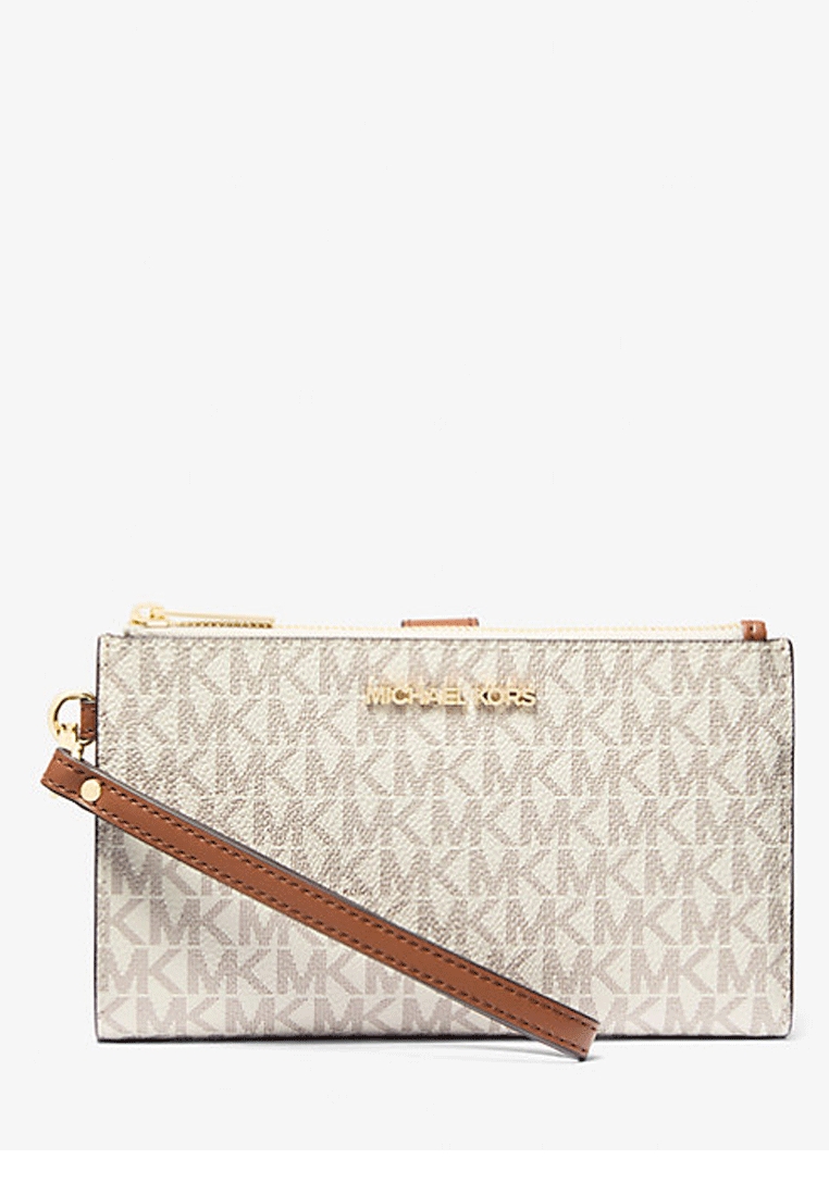 Michael Kors Jet Set Travel Signature Logo Smartphone Wallet