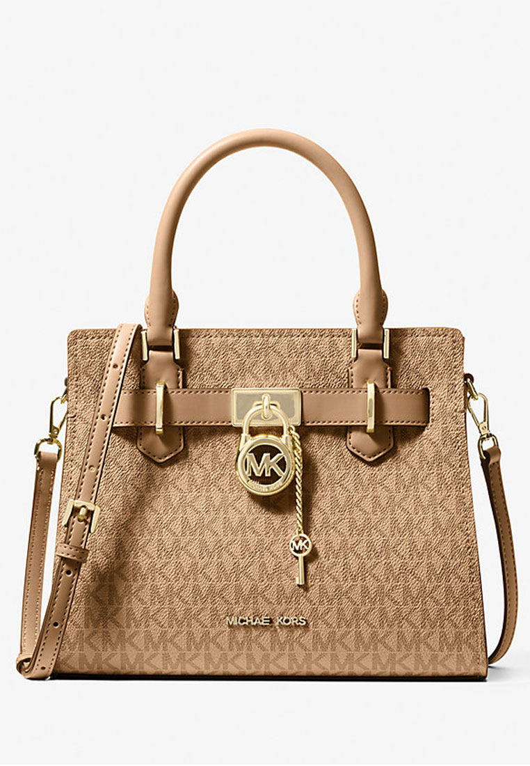 Michael Kors Hamilton Small Signature Logo Satchel