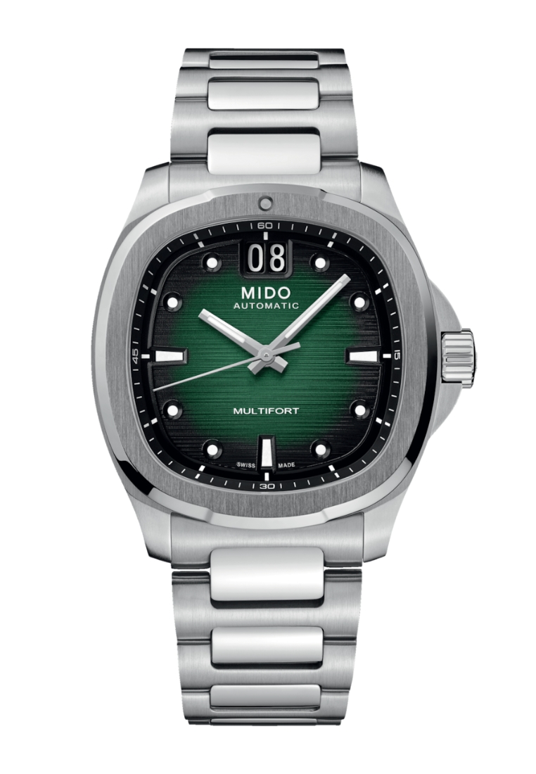 Mido Mido Multifort TV Big Date Green Dial Stainless Steel Band Automatic Watch M0495261109100