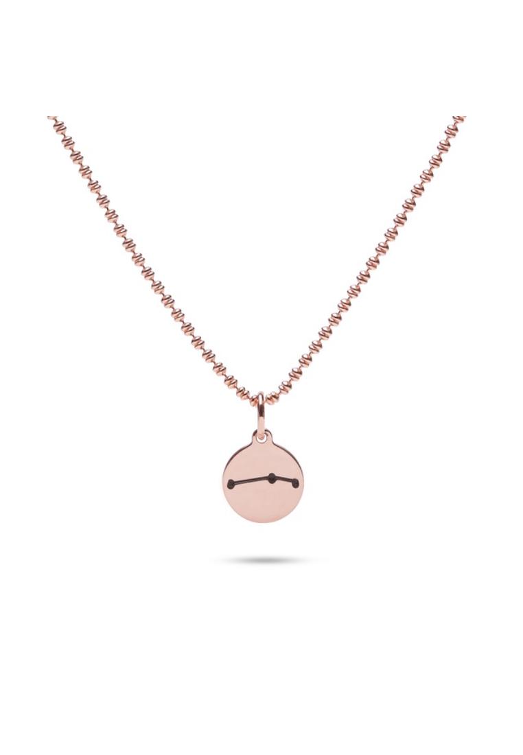 Millenne Match The Stars Aries Celestial Constellation Rose Gold Pendant with 925 Sterling Silver
