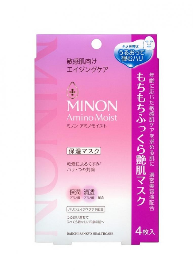 Minon （2pcs)MINON Amino Moist Aging Care Mask 22ml x4EA