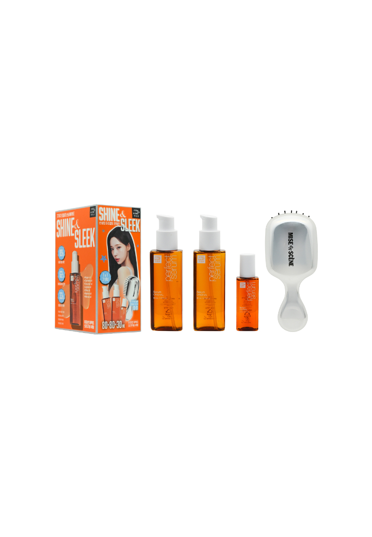 Mise en scene mise en scene Shine & Sleek Perfect Serum Set (4pcs) 4piece